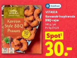 Lidl Koreansk-inspirerede BBQ-rejer (Korean Style BBQ Prawns) tilbud