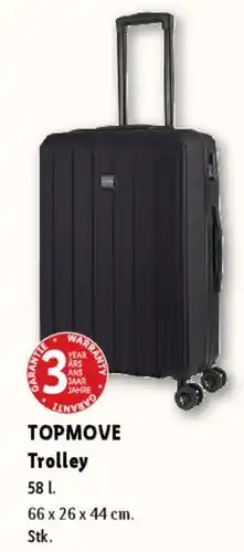 Lidl TOPMOVE Trolley (58 L) tilbud