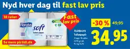 Lidl Floralys toiletpapir (18 ruller) tilbud