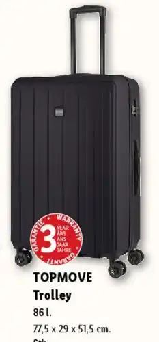 Lidl TOPMOVE Trolley (86 L) tilbud