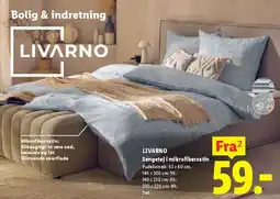 Lidl Sengetøj i mikrofibersatin tilbud