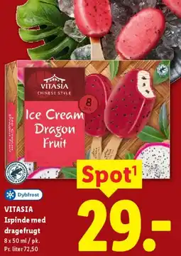 Lidl Ispinde med dragefrugt (Ice Cream Dragon Fruit) tilbud