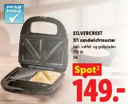Lidl 3i1 sandwichtoaster tilbud