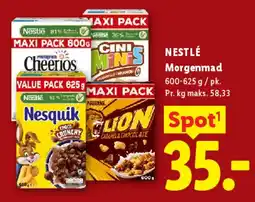 Lidl Nestlé Morgenmad (value packs) tilbud