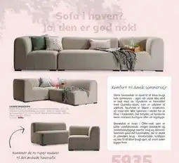 Daells Bolighus LOUNGE BYGGESOFA tilbud