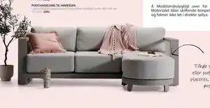 PUF/CHAISELONG TIL HAVESOFA