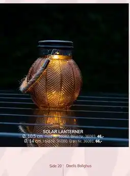 Daells Bolighus SOLAR LANTERNER tilbud
