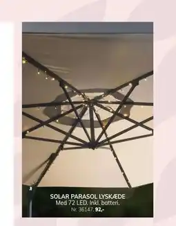 Daells Bolighus SOLAR PARASOL LYSKÆDE tilbud