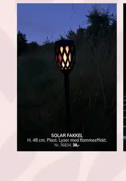 Daells Bolighus SOLAR FAKKEL tilbud