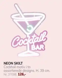 Daells Bolighus NEON SKILT tilbud
