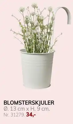 Daells Bolighus BLOMSTERSKJULER tilbud