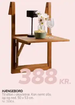 Daells Bolighus HÆNGEBORD tilbud