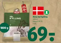 Coop 365 Rose hel kylling tilbud