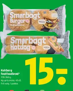 Coop 365 Kohberg fastfoodbrød tilbud