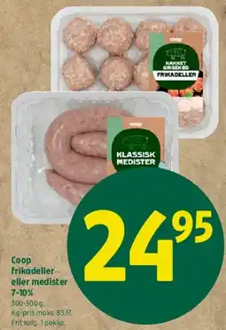 Coop 365 Coop frikadeller eller medister tilbud