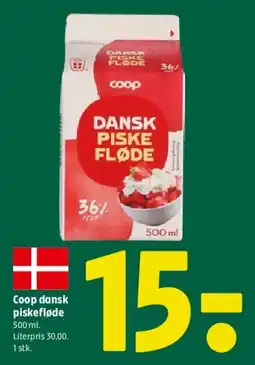 Coop 365 Dansk piske fløde tilbud