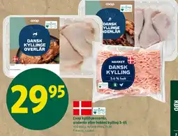 Coop 365 Coop kyllingeoverlår, underlår eller hakket dansk kylling 3-6% tilbud