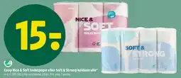 Coop 365 Coop Nice & Soft toiletpapir / Soft & Strong køkkenrulle tilbud
