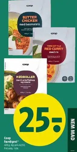 Coop 365 Coop færdigret (færdigretter) tilbud