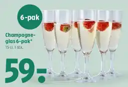 Coop 365 Champagneglas 6-pak tilbud