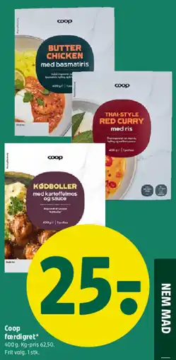 Coop 365 Coop færdigret tilbud