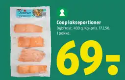 Coop 365 Coop lakseportioner tilbud