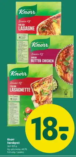 Coop 365 Knorr færdigret tilbud