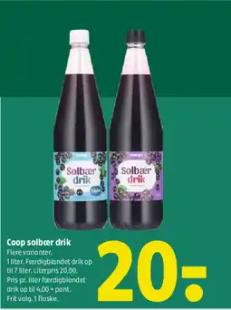 Coop 365 Coop solbær drik tilbud