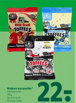 Coop 365 Walkers karameller tilbud