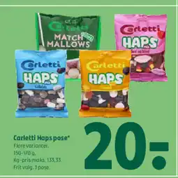 Coop 365 Carletti Haps pose tilbud