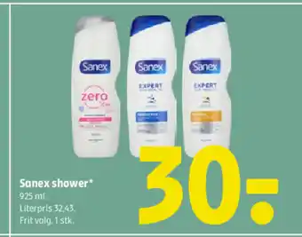 Coop 365 Sanex shower tilbud