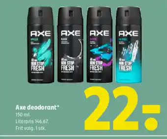 Coop 365 Axe deodorant tilbud
