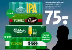 Coop 365 Carlsberg eller Tuborg øl tilbud