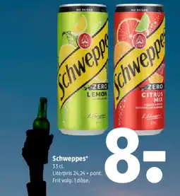 Coop 365 Schweppes tilbud