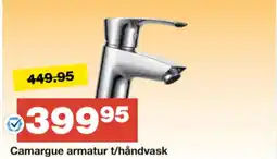 Bauhaus Camargue armatur t/håndvask tilbud