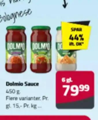 Fleggaard Dolmio Sauce tilbud