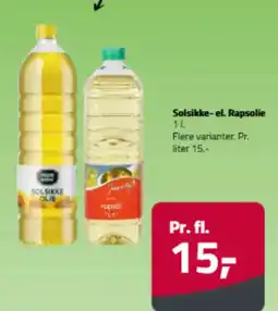 Fleggaard Solsikke-el. Rapsolie tilbud