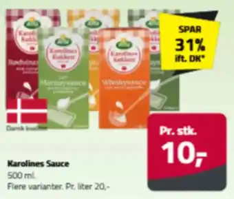 Fleggaard Karolines Sauce tilbud