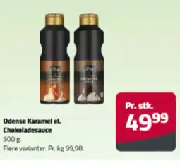 Fleggaard Odense Karamel el. Chokoladesauce tilbud