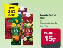 Fleggaard Rynkeby Saft el. Juice tilbud
