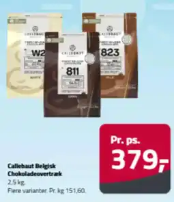 Fleggaard Callebaut Belgisk Chokoladeovertræk tilbud
