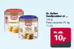Fleggaard Dr. Oetker Vaniljesukker el tilbud