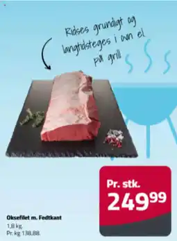 Fleggaard Oksefilet m. Fedtkant tilbud