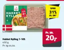 Fleggaard Hakket kylling 7-10% tilbud