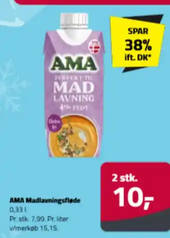 Fleggaard Ama madlavningsfløde tilbud
