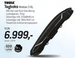 Thansen Thule Tagboks Motion 3 XL tilbud