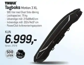 Thule Tagboks Motion 3 XL