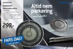 Thansen MOMENT Elektronisk p-skive (med solceller) tilbud