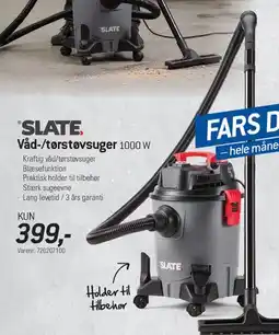 Thansen SLATE Vådt-/tørstøvsuger 1000 W tilbud