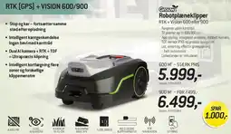 Thansen Grouw Robotplæneklipper RTK + Vision 600/900 tilbud